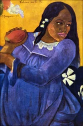 Tahiti: Vahine No Te Vi (Kobieta z Mango), Paul Gauguin, 1892