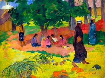 Taperaa Mahana, późne popołudnie, 1892.