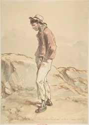 Marynarz stojący na brzegu, 1859-60.
