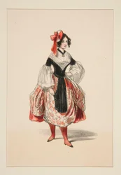 WIECZÓR PANIEŃSKI. Beret (sic!) de satyna.