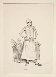 BOULANGER. Piekarz.