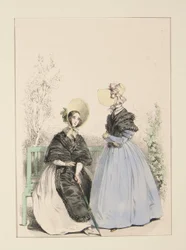 Lipiec 1837. Słomkowe kapelusze. ...