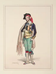 Poganiacz mułów. (Strój artysty).