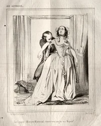 Aktorki: Papierowa torba! Monsieur Montmirail, jak przypinasz moją Wysokość!, 1843.