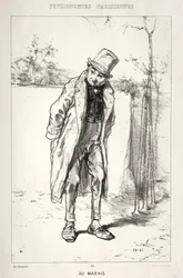 Physionomies Parisienne: Au Marais, 1869.