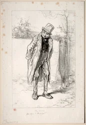 Physionomies Parisiennes: Au Marais. Tutaj, Azorze! tutaj!, 1857-58.