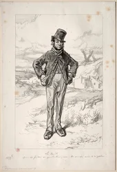 Physionomies Parisiennes: poniedziałek, 1857-58.