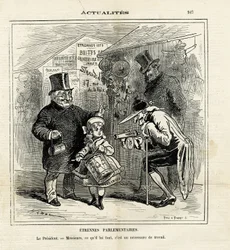 Ilustracja Hadola (1835-1875) w Le Charivari