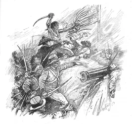 Starali się wspiąć na szaniec, 1902