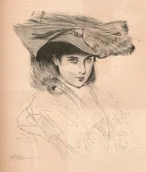 Portret córki artysty, c1879-1903, 1903