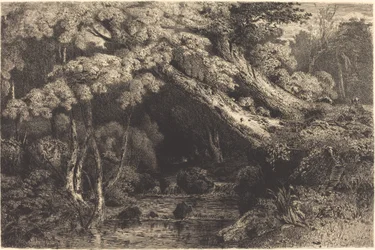 Strumień Saint-Pierre w pobliżu Pierrefond