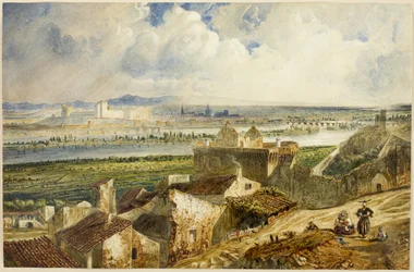 Widok na Awinion (z Villeneuve les Avignon)
