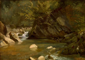 Woodland Stream, ok. 1840 (olej na płótnie)