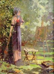 Model artysty (panel)
