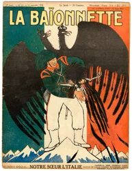 Okładka „La Baionnette”, Satyryczna w kolorach