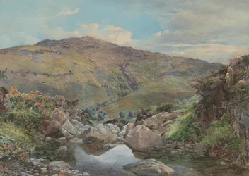 Szef Loch Lomond z Benem Lomondem w oddali