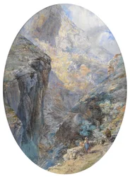 W pobliżu Amalfi, La Vallée des Moulins, 1864 (toaleta podwyższona kolorem nadwozia)