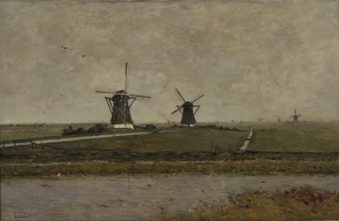 Polder z Mills w pobliżu Overschie