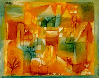 Fasada brązowo-zielona, 1919.