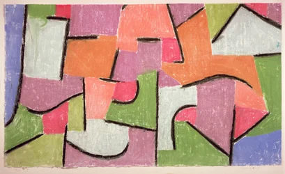 Overland (Uberland) 1937 (pastel na płótnie)