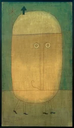 Paul Klee, Maska strachu / Obraz, 1932