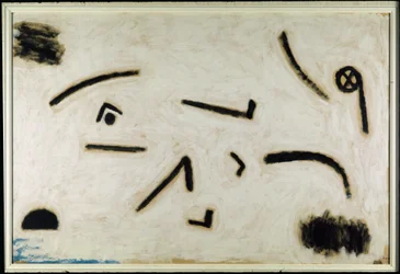 Bez tytułu (znaki na czarnym tle), ok. 1940