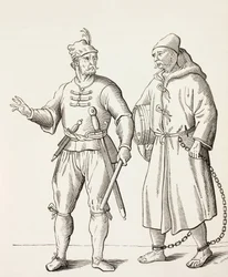 16Th Century Galley Solder With A Galley Slave.