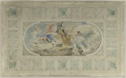 Szkic holu wejściowego Hôtel de Ville: Nowoczesny Paryż wita cały świat