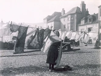 Wystawianie prania, Stare Miasto w Hastings