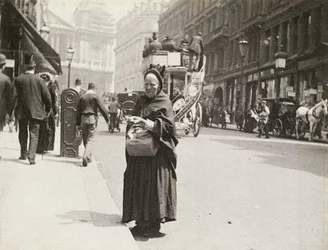Sprzedawca zapałek, Ludgate Hill, 1893