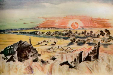 Bombowiec w kukurydzy, 1940