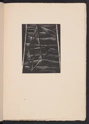 Twarz wód, ilustracja z książki "Obrazy wojny... Poems" autorstwa Richarda Aldingtona