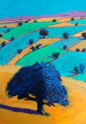 Z Broadway Tower #2 (detal), 2024 (akryl na płycie)