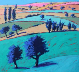 W dolinie #2, 2022 (akryl na płycie)