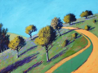 Malvern Spring, 2021 (akryl na płycie)