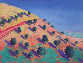 North Hill, Malvern (akryl na karcie)