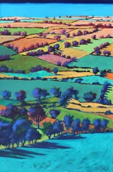 Teme Valley lato I (akryl na pokładzie)