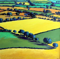 Dąb białolistny (akryl na płycie)