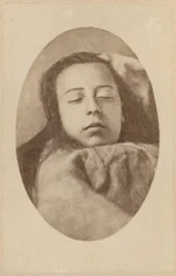 Atak histerii, faza druga, ilustracja z „Iconographie Photographique de La Salpetriere” Bourneville i P. Regnard, płyta III, Paryż, 1876 (druk albumowy)