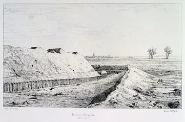 Haute Brugeres, Oblężenie Paryża, 1870-1871