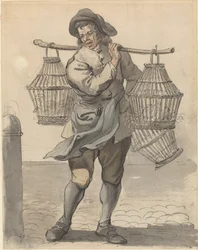 Sprzedawca drobiu