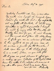 List od Paula Sandby