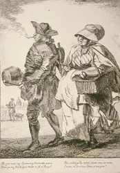Dwóch sprzedawców łyżek, Cries of London, 1760