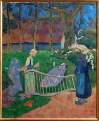 La barriere fleurie, Le Pouldu, Finisterre (obraz na płótnie)