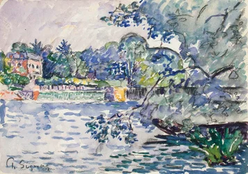 Brzegi Sekwany, ok. 1900