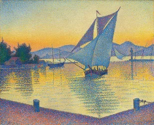Port o zachodzie słońca, Opus 236 (Saint-Tropez). 1892