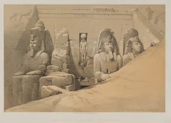 Egipt i Nubia, Tom II: Przednia Elewacja Wielkiej Świątyni Aboo Simbel, Nubia