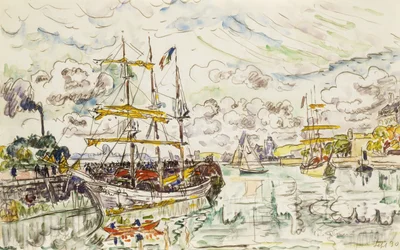 Port Saint-Malo, 1930