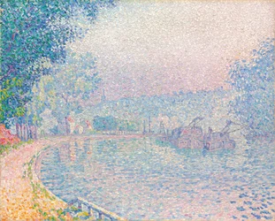 Samois, La Berge, ranek, 1901