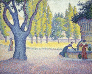 Fontanna Lices na ulicy, 1895